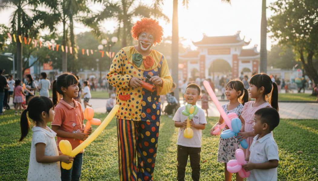  Dịch Vụ Chú Hề Thổi Bóng Tại Hóc Môn 
