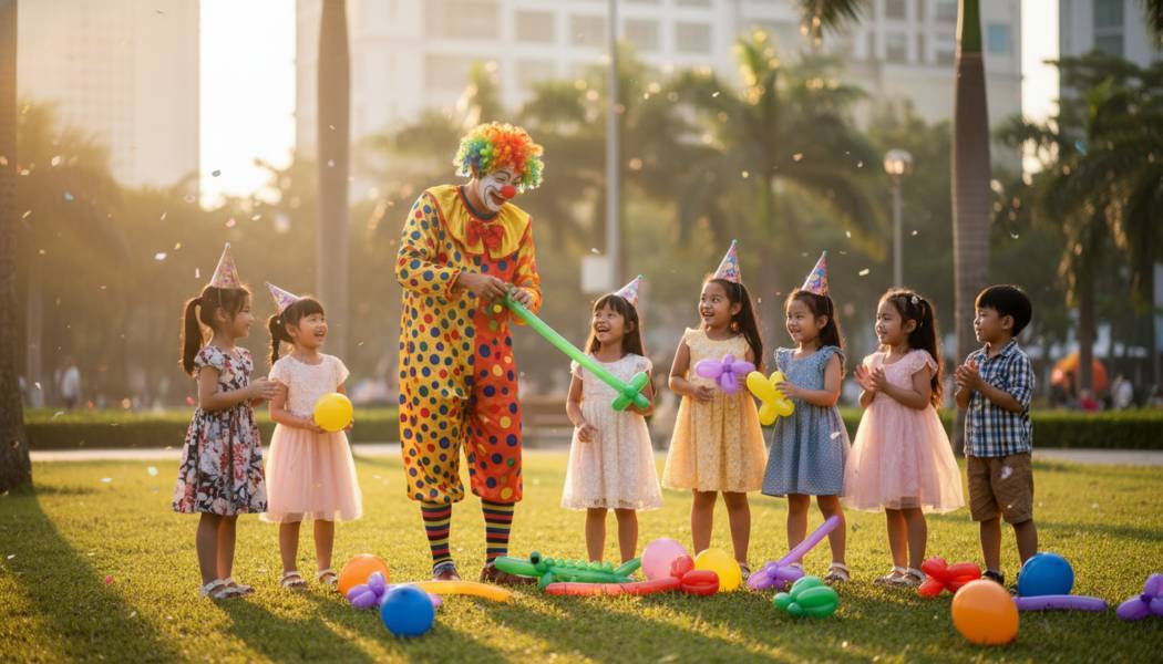  Dịch Vụ Chú Hề Vặn Bóng Tại Quận 12 