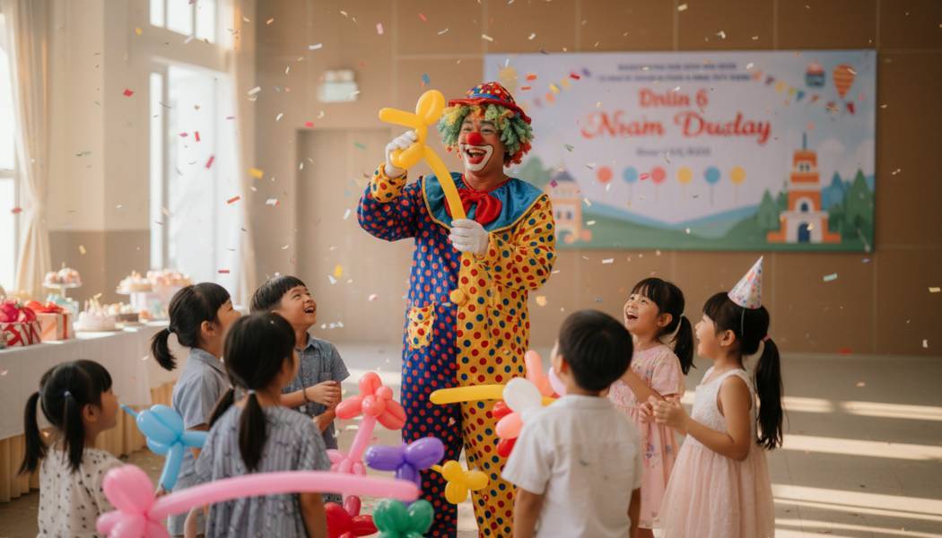  Dịch Dụ Chú Hề Vặn Bóng Tại Quận 6