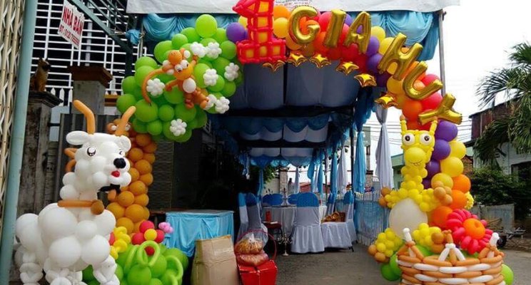 dịch vụ làm cổng bong bóng