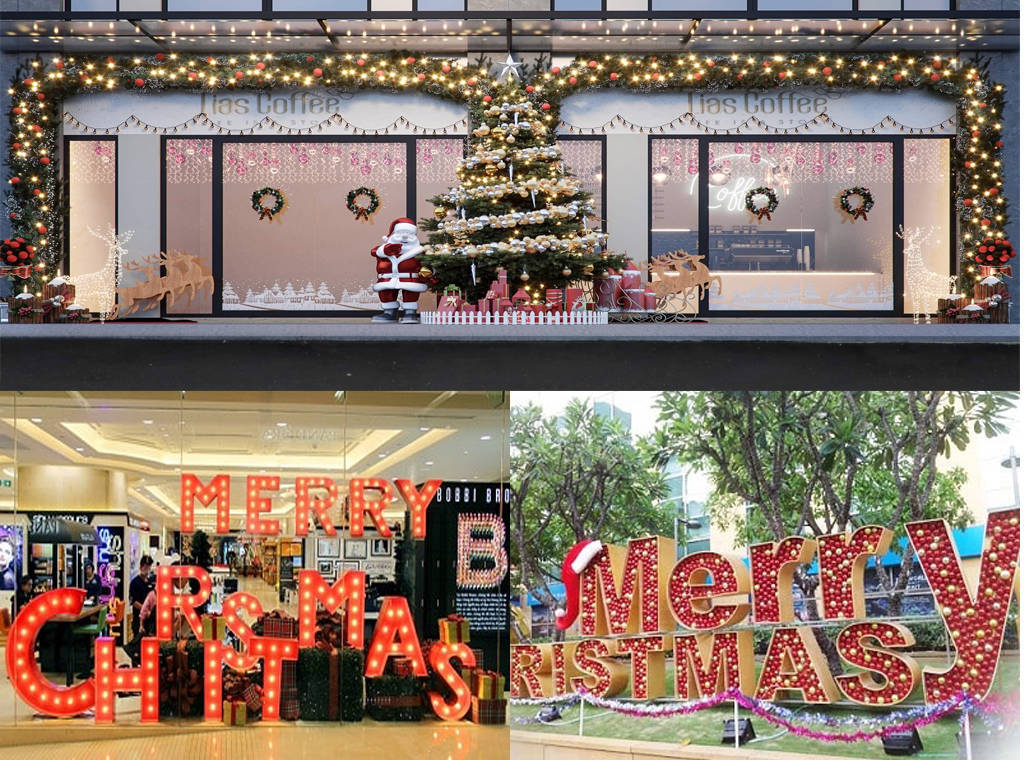 Dịch vụ trang trí noel ngoài trời Dịch vụ trang trí noel ngoài trời