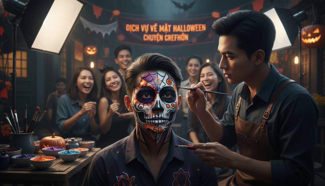  Dịch Vụ Vẽ Mặt Halloween Tại Quận 2