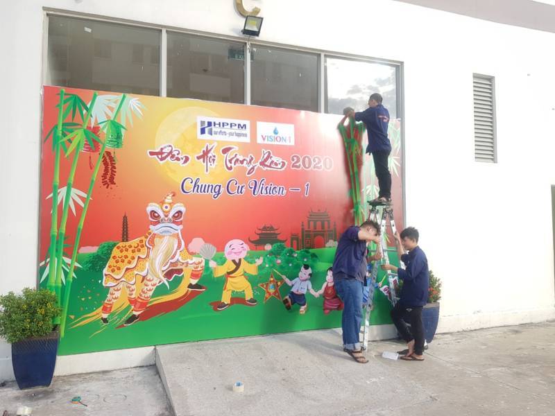 đội ngủ thi công backdrop đội ngủ thi công backdrop