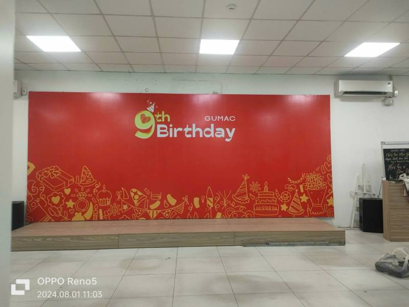 ĐƠN VỊ THI CÔNG BACKDROP SỰ KIỆN TẠI NHÀ BÈ-2