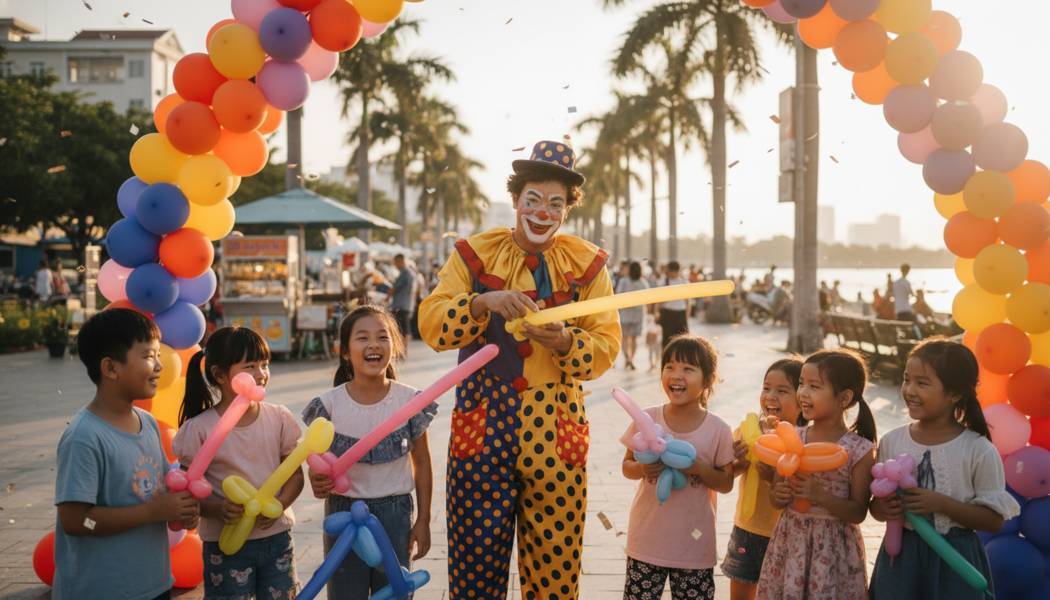 Giá Thuê Chú Hề Tạo Hình Bong Bóng Tại Quận 4 