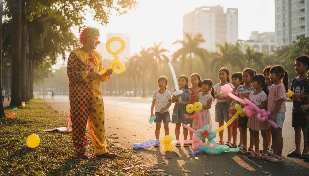 Giá Thuê Chú Hề Tạo Hình Bong Bóng Tại Thủ Đức