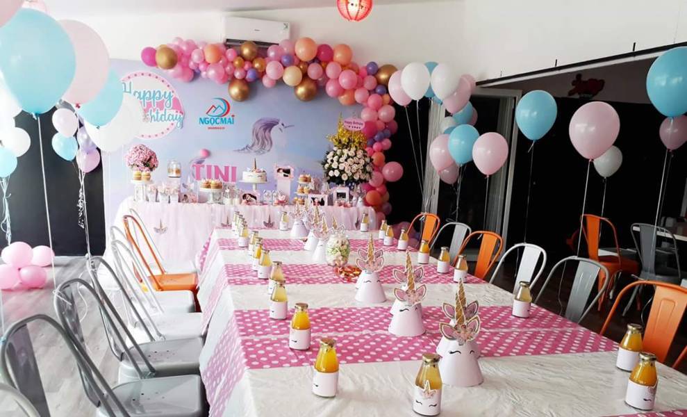 Thi công backdrop sinh nhật Thi công backdrop sinh nhật