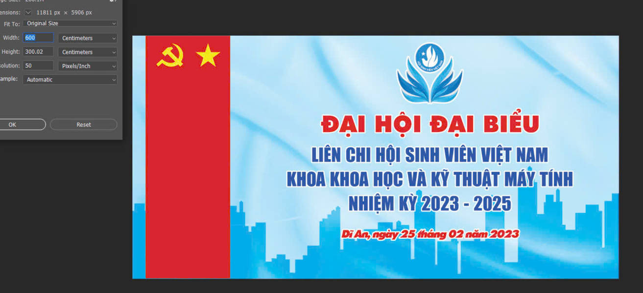 THI CÔNG KHUNG BACKDROP SỰ KIỆN TẠI QUẬN TÂN BÌNH-DEMO
