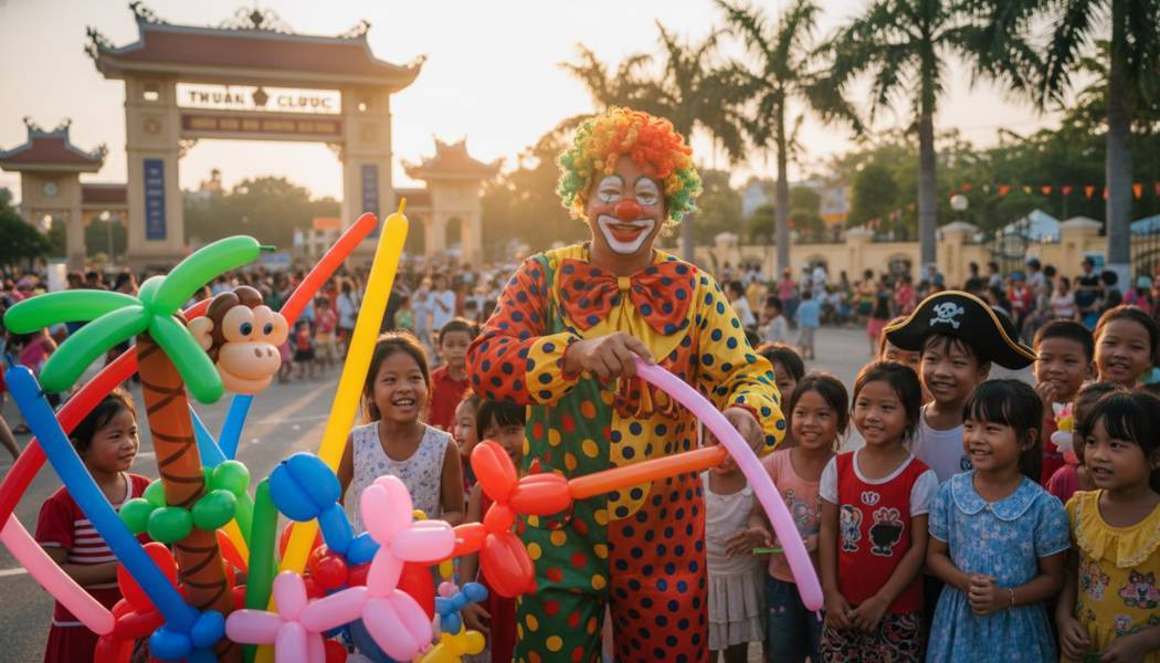 Giá Thuê Chú Hề Tạo Hình Bong Bóng Tại Bình Phước