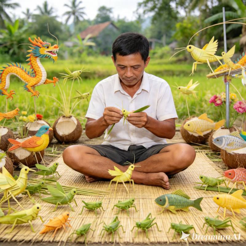 thuê nghệ nhân xếp lá dừa tại bình chánh-2