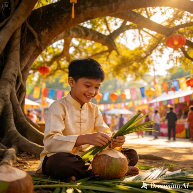 thuê nghệ nhân xếp lá dừa tại bình phước-5