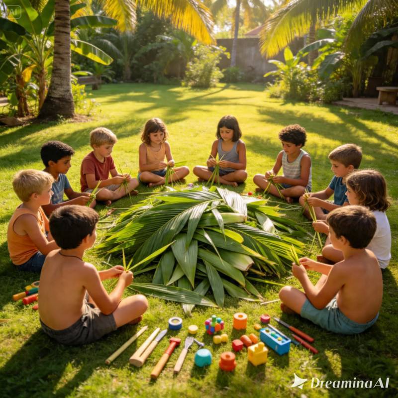 thuê nghệ nhân xếp lá dừa tại chơn thành bình phước-3
