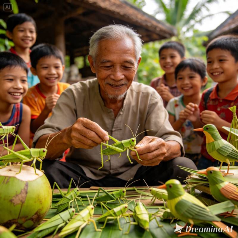 thuê nghệ nhân xếp lá dừa tại tây ninh-4 thuê nghệ nhân xếp lá dừa tại tây ninh-4