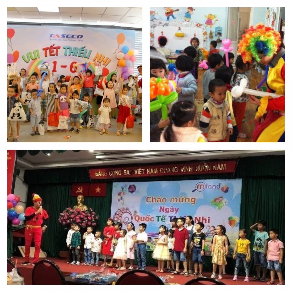 tổ chức chương trình quốc tế thiếu nhi