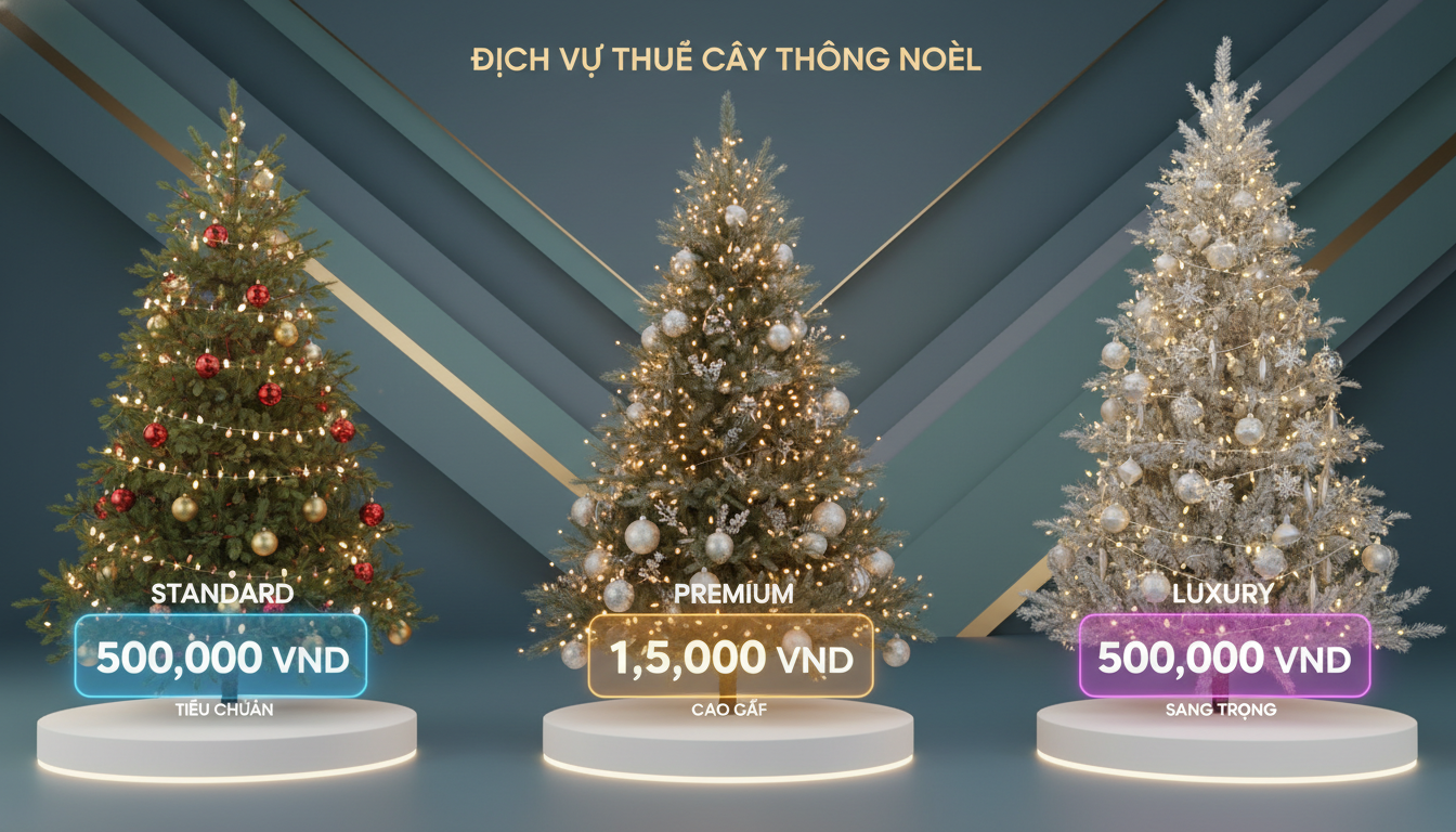 Dịch Vụ Cho Thuê Cây Thông Noel Tại Quận 7