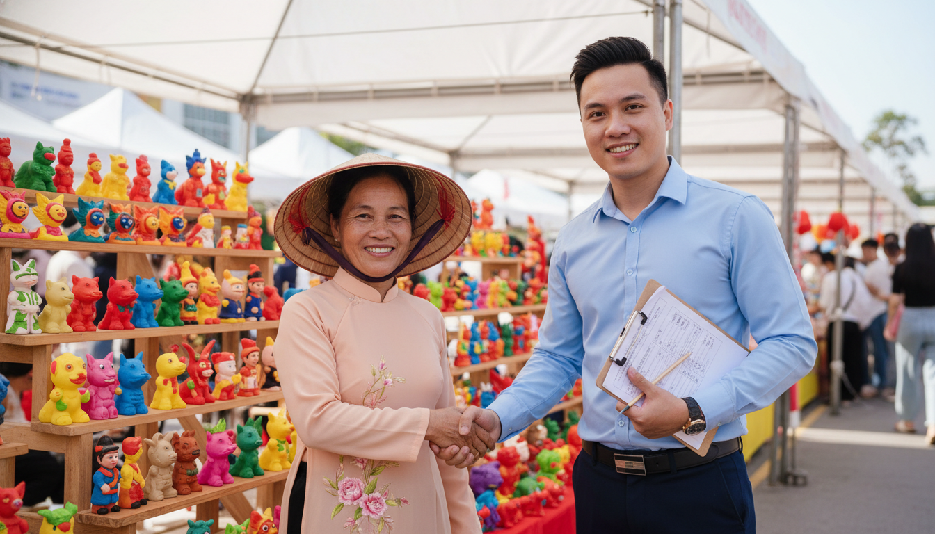Dịch vụ thuê nghệ nhân nặn tò he tại Nhà Bè