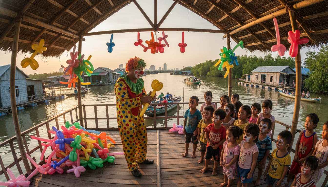 Giá Thuê Chú Hề Thổi Bóng Tại Nhà Bè