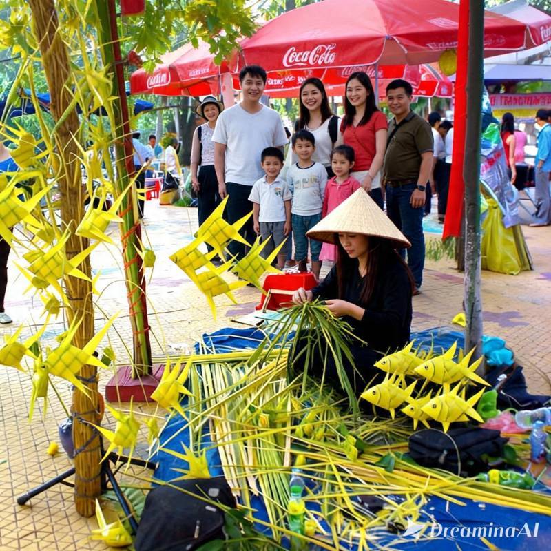 THUÊ NGHỆ NHÂN XẾP LÁ DỪA TẠI QUẬN 1
