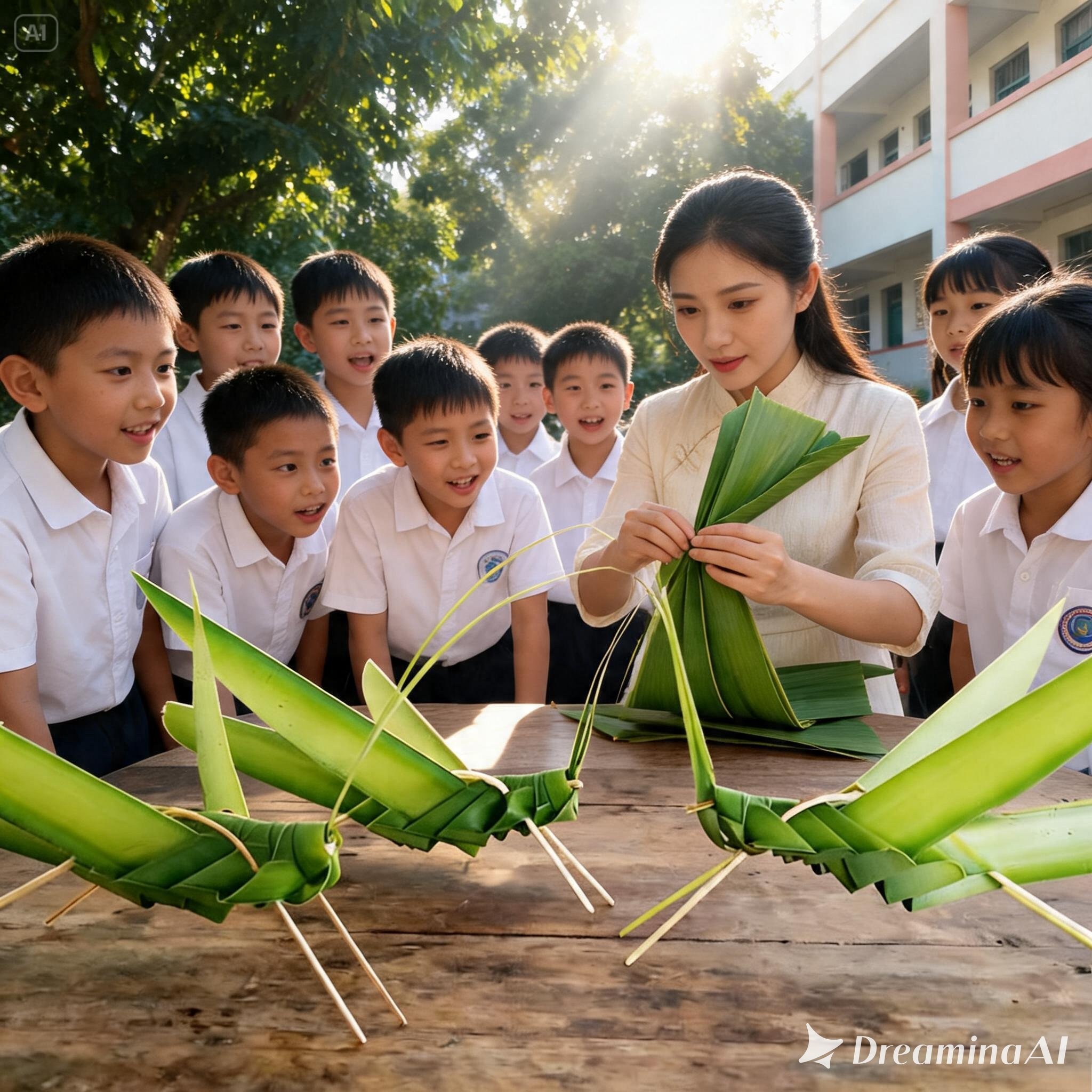 THUÊ NGHỆ NHÂN XẾP LÁ DỪA TẠI QUẬN 5