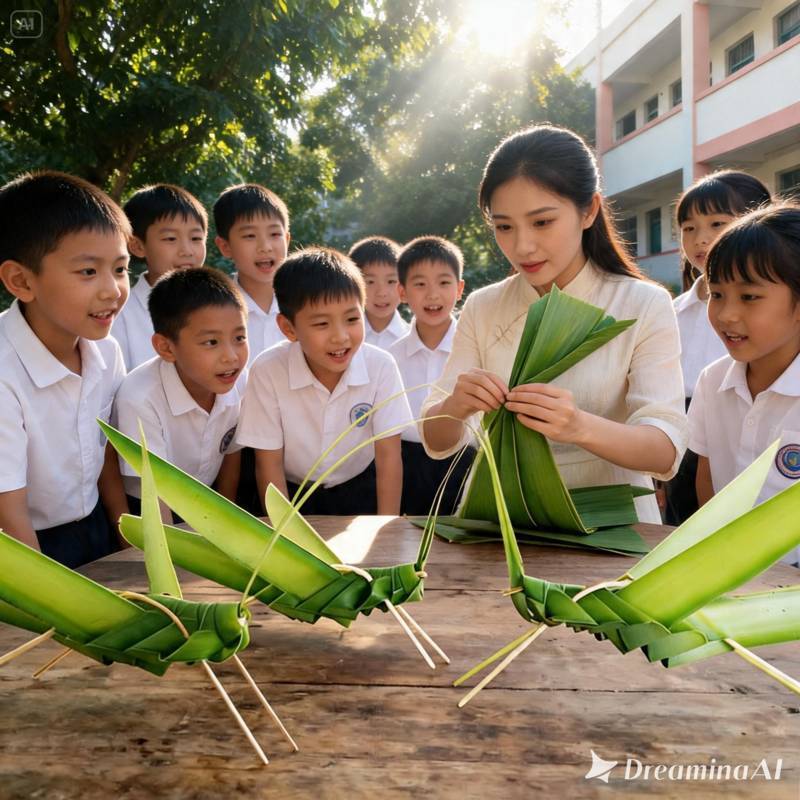 THUÊ NGHỆ NHÂN XẾP LÁ DỪA TẠI QUẬN 6