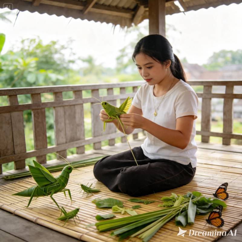 THUÊ NGHỆ NHÂN XẾP LÁ DỪA TẠI THỦ ĐỨC
